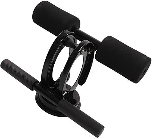 UPQRSG Sit Up Trainingsgerät für Heimtraining, Verstellbare Sit Up Hilfe, Bauch Crunch Maschine, Sit Up Trainingsgerät mitStarkem Saugnapf(Schwarz)