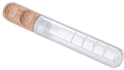 YOUDING Tubo infusor de té de vidrio | colador de té de vidrio | Vidrio de borosilicato de goma para té suelto | Tubo infusor de infusión de hierbas tamaño compacto para el hogar