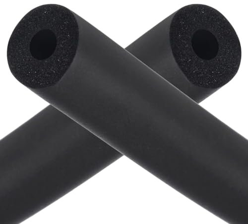 UYTOIZS Tuyau D'isolation ID22mm 27MM 34MM 42MM 48MM Tube D'isolation Thermique en Mousse, Isolation pour Tuyaux en Flexible pour Tuyau De Climatisation, Noir (Color : T20MM, Size : ID42MM)