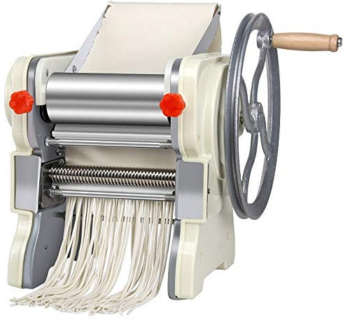 Macchina Per La Pasta Professionale Macchina Per La Pasta Macchina Per La Pasta Manuale Per Uso Domestico Macchina Per Pressare L'Impasto Macchina Commerciale Manuale Taglierina Fresca (Colore: Argen