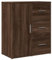vidaXL Aparador, Alacena Alta con Almacenamiento, Armario Auxiliar de Buffet, Mueble para Salón Cocina Pasillo, Madera de Ingeniería Marrón Roble