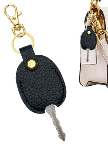 Proteggi chiave in pelle, custodia portachiavi in pelle - Manicotto per chiave rotta,Portachiavi vintage in pelle elegante portachiavi in pelle per donne e uomini