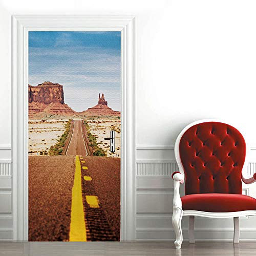 Türtapete Selbstklebend TürPoster 3D Türaufkleber Türfolie türsticker Foto Vinyl Tür Plakat für Schlafzimmer Toilette Verschönern Deko türen 100x200 cm Altes Ägypten