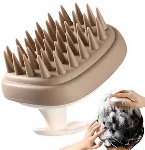 Kopfhaut-Massagegerät, Shampoo-Bürste, doppelseitiger Kopfhautschrubber