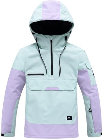 Skijacke Damen Wasserdicht Atmungsaktiv Warm Winterjacke Funktionsjacke Winter Outdoor Sport Wanderjacke Winddichte Snowboardjacke Softshelljacke Große Größen Schneejacke Outdoorjacke mit Kapuze
