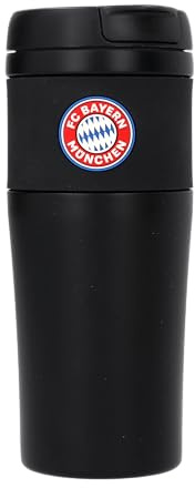 FC Bayern München I Thermobecher I To Go Becher I 0,5 l I Schwarz