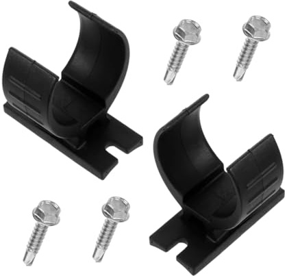 Healifty Kit 2 Pezzi Supporto Spina Traino Per Rimorchio a 6 e 7 Pin in Plastica Robusta, Accessori Per Roulotte Da Campeggio e Camper Fissaggio Stabile e Montaggio Senza Attrezzi