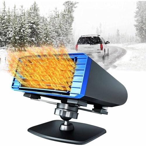 Riloer Autoheizung für Wohnmobil, 12 V, 150 W, tragbar, für den Winter, schnelles Heizen und Kühlen, Stecker für Zigarettenanzünder, kompatibel mit Einer Vielzahl von 12-V-Fahrzeugen