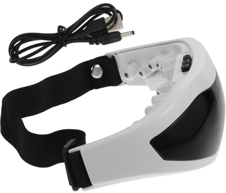 SOIMISS Masajeador de Ojos Portátil Recargable Usb, Equipo de Masaje Ocular Eléctrico Pequeño, Tecnología Profesional para Aliviar Fatiga y Promover Circulación, Adecuado para Cuidado