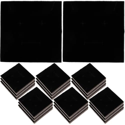 Ciieeo Inserto in Spugna 20 Pezzi per Jewellery Box Scomparti e Fori Casuali, Organizer Anelli e Gioielli Facile da Riporre per Scatoline Portagioielli