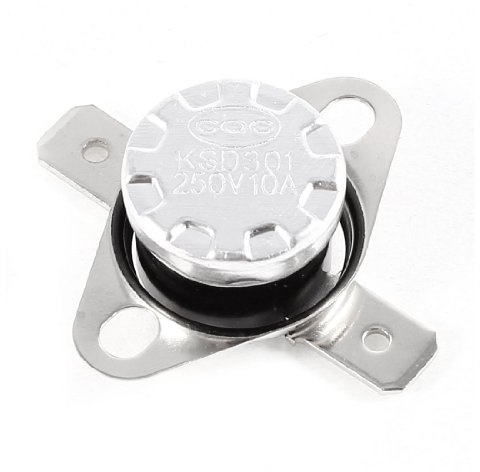 sourcing map KSD301 AC 250V 10A 115C Celsius NC Temperaturschalter Thermostat