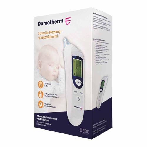 DOMOTHERM E Infrarot-Ohrthermometer schutzhül.frei 1 St