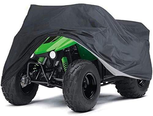 Lawn Mower Cover, MAYHOUR Waterproof Universal Fit Riding Tractor Cover UV Resistant Garden Lawn Mower Cover For Ride-On Garden Engine All Season/Weather Protection (L:72×44×46in/182×111×116cm )