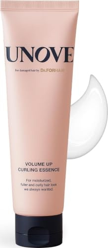 UNOVE Volume Up Curling Essence 147 ml - Essenza per Capelli Ricci e Danneggiati