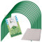 TTL Garden 12x 65x60cm Tunnelbögen mit PE Folie gelocht - 12 x Folientunnel Bögen 65 cm breit Stahl beschichtet Rund Bogen für Abdeckung Frühbeet Hochbeet Gemüsebeet + PE Lochfolie 10 x 2 m