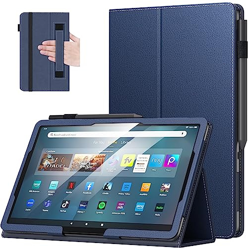 MoKo Hülle für Amazon Fire Max 11 Tablet (13. Gen, 2023) 11, Indigo | Dünne Tablethülle für Kindle Fire 11 Tablet, Smart Case mit 2 Winkel Auto Schlaf/Aufwach Einhandbedienung