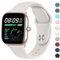 Oumida Armband für Amazfit Bip 3 Pro/Bip/Bip 3/Bip U Pro, 20mm Neues Silikon Armbänder, Verstellbares Sport Ersatzband für Amazfit GTS 2 Mini/GTS/GTS 3/GTS 4/GTS 4 Mini Damen Herren, Sternenlicht