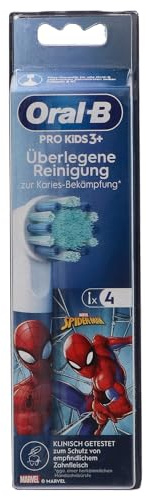 Oral-B Aufsteckbürsten Frozen/Spiderman 4er Packung