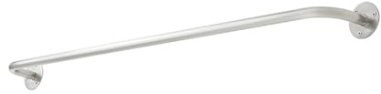 Kleiderstange für die Wand, gebürsteter Edelstahl, Schwerlast-Kleiderbügelstange, Wandmontage, platzsparend, für Waschküche, Schlafzimmer, Boutiquen (Size : 80cm/31.5in)