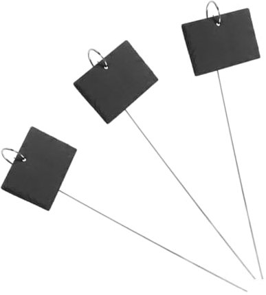 BEBEMOKO 3St Pflanzenetikett Gartenstecker Pflanzenstecker Pflanzenstiel Tags für Gartenpfähle Etiketten für Outdoor-Pflanzen Etiketten für Pflanzenmarker Markierungspfähle Rostfreier Stahl