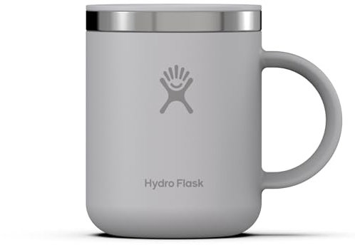 HYDRO FLASK - Coffee Mug 354 ml (12 oz) - Vacuum Insulated Stainless Steel Travel Mug with Handle and Press-In Lid - Birch