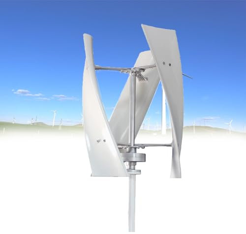 Wind Turbine Generator Kit 600W Vertical Wind Power Turbine Generator Kit with Charge Controller, Vertical Wind Power Wind Maglev Generator (24v)