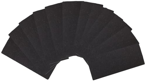 12PCS Sandpaper 400/600/800/1000/1200/1500 Grits, Wet and Dry Sandpaper for Cars Polishing Metals Walls Wood Furniture Sanding, Sheets Sand Paper Assorted 9x3.6 Inch (12)