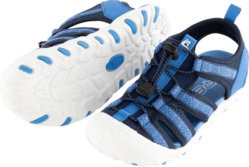 Cressi Joy Sandals Azure/Blue 33 - Sandalo da Trekking per Bambini, Progettato per Avventure Sicure e Confortevoli all’Aperto e Ambienti Acquatici, Azzurro/Blu, 33