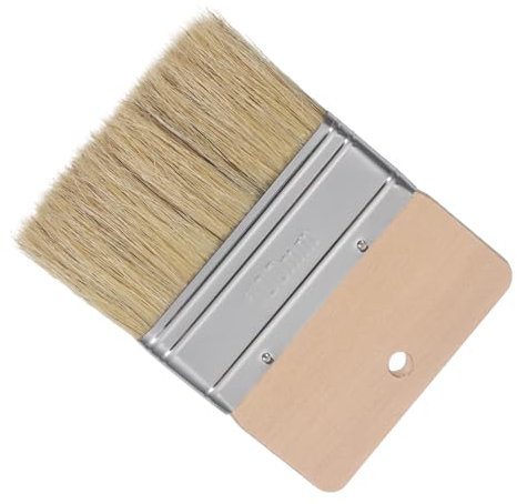 Yardenfun Boar Bristle Brush for Beach Remover Cleaning Brush Wood Handle for Wall Painting and Furniture Restoration