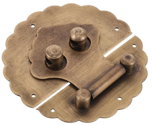 AUTSUPPL Classic Chinese Design Brass Box Buckle Latch for Suitcases Luggage and Cabinets