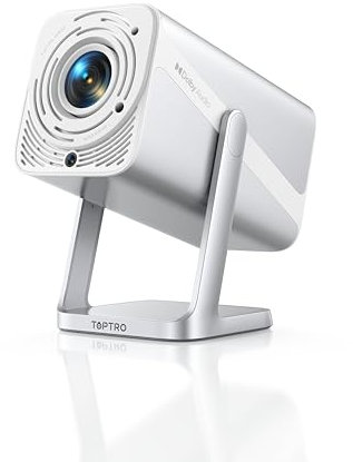 Proiettore Portatile 1080p Full HD Nativo Mini Proiettore, Proiettore Con Angolo Regolabile, Adatto Per Videoproiettore Home Theater