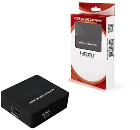 Zarivy Convertidor SCART a HDMI 1080p/720p, Ideal para conectar Dispositivos Antiguos a Pantallas Modernas.