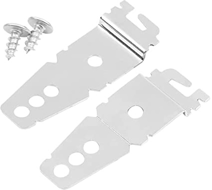 Mipcase 2pezzi Staffa Montaggio Per Lavastoviglie in Ferro Resistente Clip Per Fissaggio Alla Cucina Kit Installazione Incluse Per Evitare o Inclinazioni