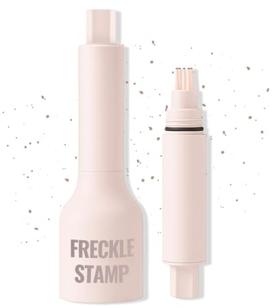 Erinde Sommersprossen mit Fünf Punkt Stempel, Natürliche Freckle Pen, Wasserdicht und Langlebig, Nicht Verblassend, Flüssiger Realistischer Sommersprossen-Tattoo-Stift, Einfaches Make-up-Werkzeug #01