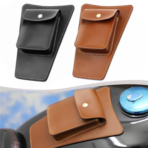 Gettimore Motorrad Tankrucksack, PU Leder Kratzfest und Wasserdicht Air Board Kissenbezug Motorräder