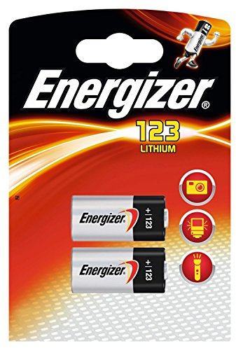 CR 123 ENERGIZER LITHIUM BATTERY TWIN PACK X2 BATTERIES - PHOTO/CAMERA