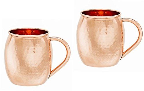 Old Dutch Hammered Solid Moscow Mule Mug, 16 oz, Copper