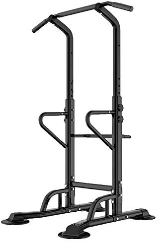 Power Tower Dip Station Klimmzugstange Haushaltsklimmzüge Multifunktionale Indoor-Einzel-Parallelstangen für Erwachsene Fitnessgeräte für Erwachsene A