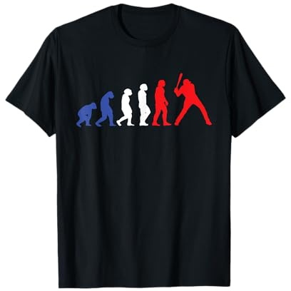 Je Peux Pas J'ai Baseball - Evolution Joueur de baseball T-Shirt
