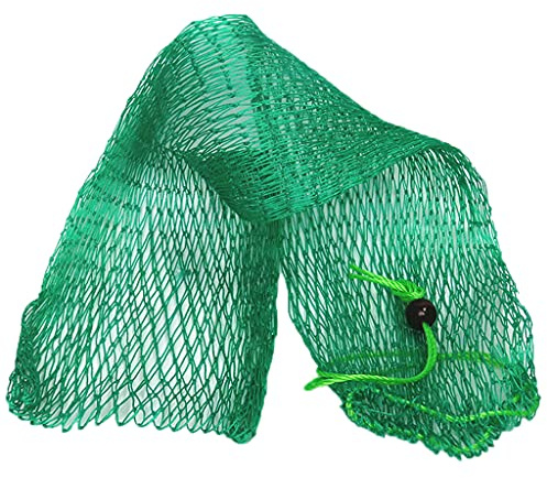 JZTang Fischernetztasche Faltbare Fischernetz-Tauchtasche 1,27 cm Maschenweite 89,9 cm Länge Fischernetz