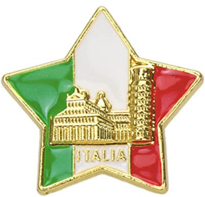 4 Stück Amerikanische Flagge Brosche Emaille Für Rucksäcke Anstecknadeln Italien Flagge Pin Broschen Aus Metall Eua Kragen Hemdkleid Schalnadeln Vereinigte Staaten Passen Fräulein