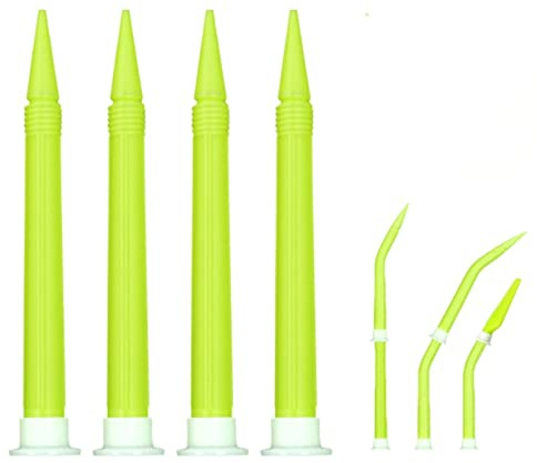 Angle/Long Plastic Nozzle Can be combined and extended, Caulk Applicator 4 PCS (Long 4p)