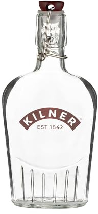 Kilner Clip Top Sloe Gin Bottles 0.3 Litre | Preserves rich homemade flavours with an airtight rubber seal and secure metal tension clip for long-term storage.