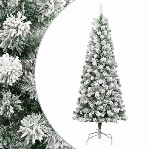 vidaXL Künstlicher Weihnachtsbaum Klappbar Beschneit 180 cm