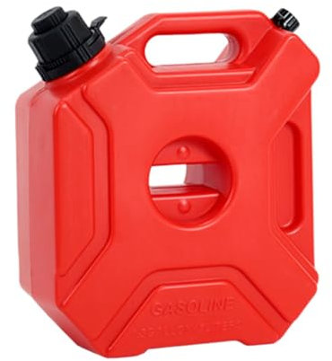 Dickly Kraftstofftank Kann Ersatzbenzin Kraftstoff Reservetank Auslaufsicherer Benzinkanister Öl Benzin Lagerung, Benzinkanister Behälter, für Motorrad Auto, 5L