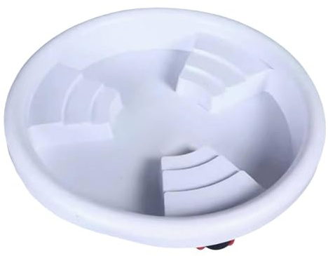 Baoblaze Base de Support pour Plantes roulantes avec Soucoupe pour Plantes, Blanc, Diamètre extérieur 40 cm