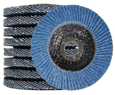10 Pezzi Dischi lamellari 115mm x 22mm, Grana 40, Dischi abrasivi lamellari per Smerigliatrice il Ferro Legno