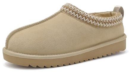 Meik Mangni Donna Pantofole da Casa Invernali Beige 38 EU