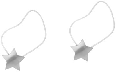 IMIKEYA 2st Vorhangschnalle Metallische Vorhänge Schnallenhalter Für Fenstervorhänge Vorhangband Schnalle An Der Seite des Vorhangs Vorhänge Zurückhalten Vorhang-Raffhalter Silver Magnet
