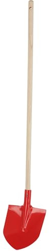 Kerbl Frankfurter Schaufel Mini mit Stiel (Abmessung 10,7 x 1,8 x 2,8 cm, Gewicht 0,22 kg, Rot, Aluminium) 29518